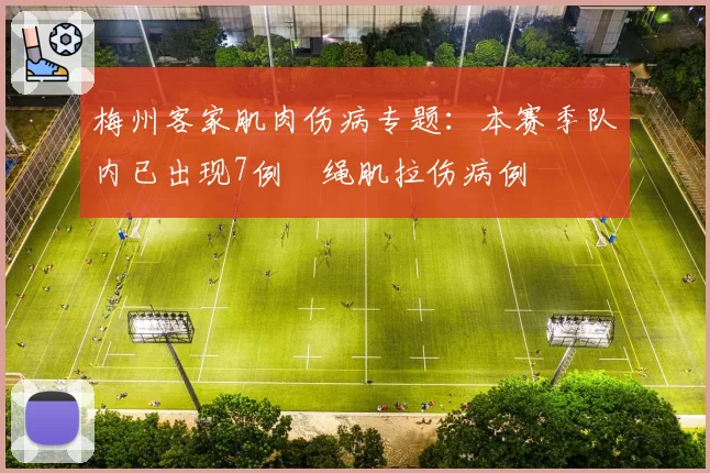 梅州客家肌肉伤病专题：本赛季队内已出现7例腘绳肌拉伤病例