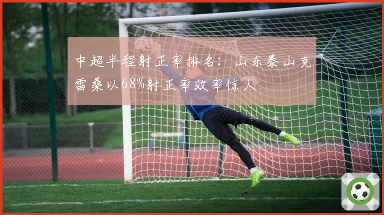 中超半程射正率排名：山东泰山克雷桑以68%射正率效率惊人